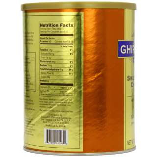 Ghirardelli Chocolate Sweet Ground Chocolate & Cocoa Beverage Mix 48-Ounce Canister