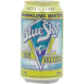 Blue Sky Lemon Seltzer