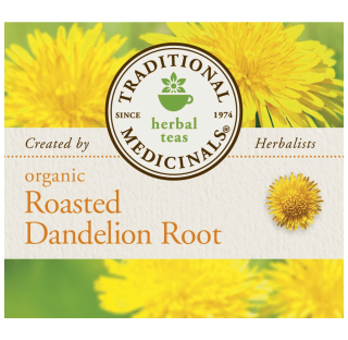 Traditional Medicinals Organic Roasted Dandelion Root 16-Count Boxes